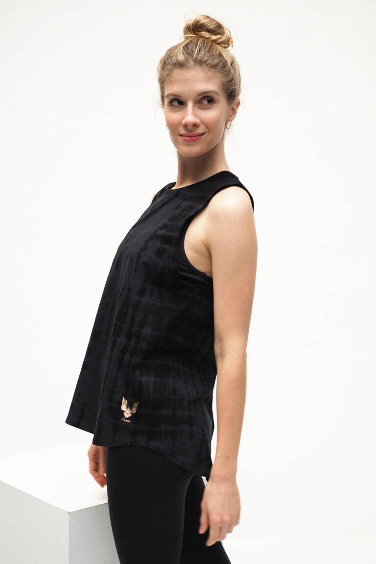 Kismet Yogastyle Shakti Tank – Batik Black Letzter Tag