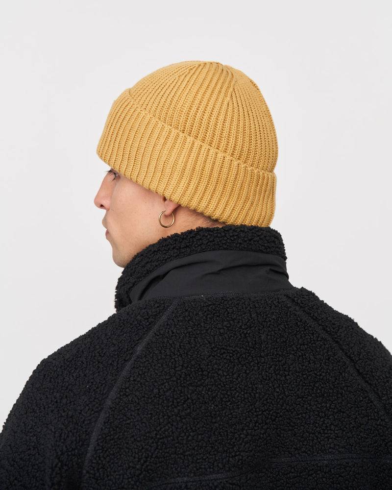 Kuuno Ribbed Cotton Beanie Spicy Pumpkin Fabrikverkauf