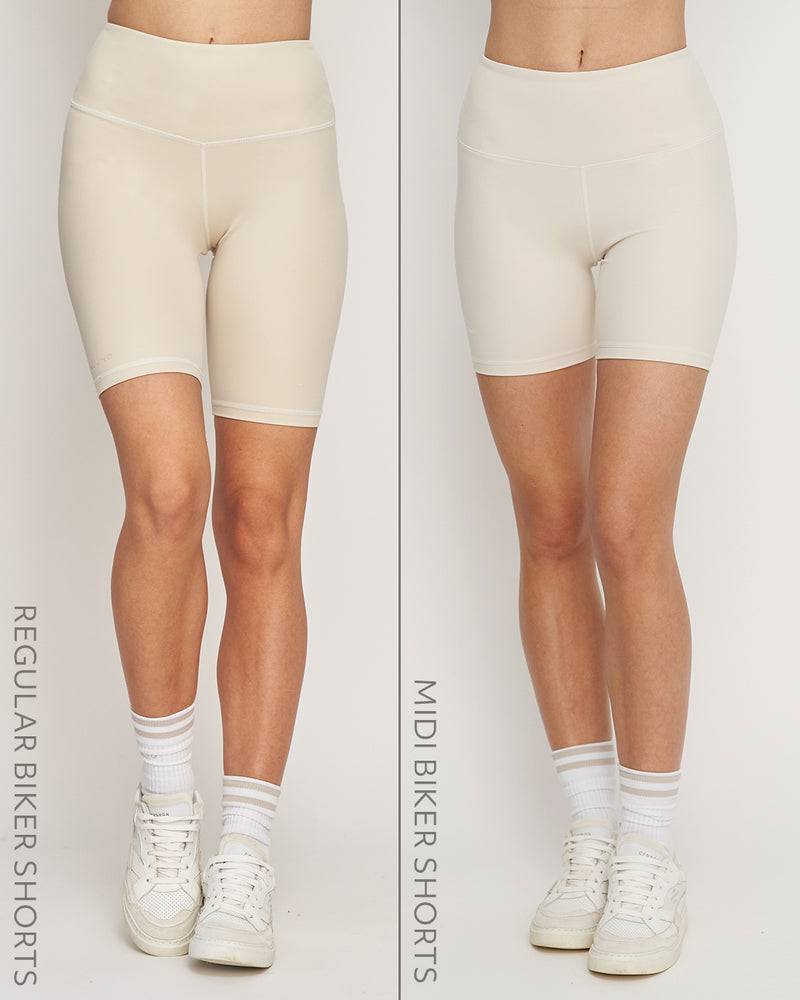 Kuuno Essential Biker Shorts Light Beige Online