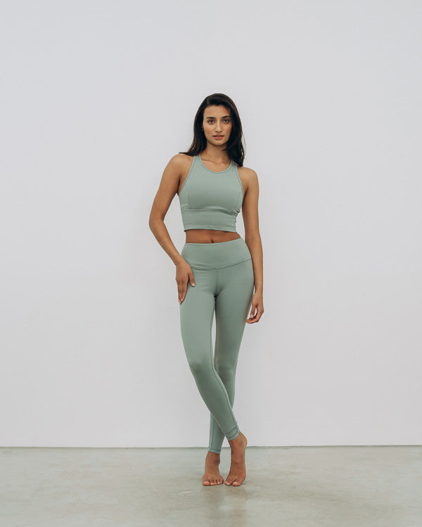 Kuuno Essential High Waist Tights Iced Pistachio