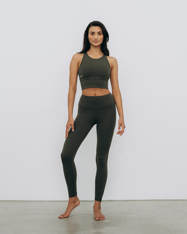 Kuuno Essential High Waist Tights Forest Green Günstiger Verkauf