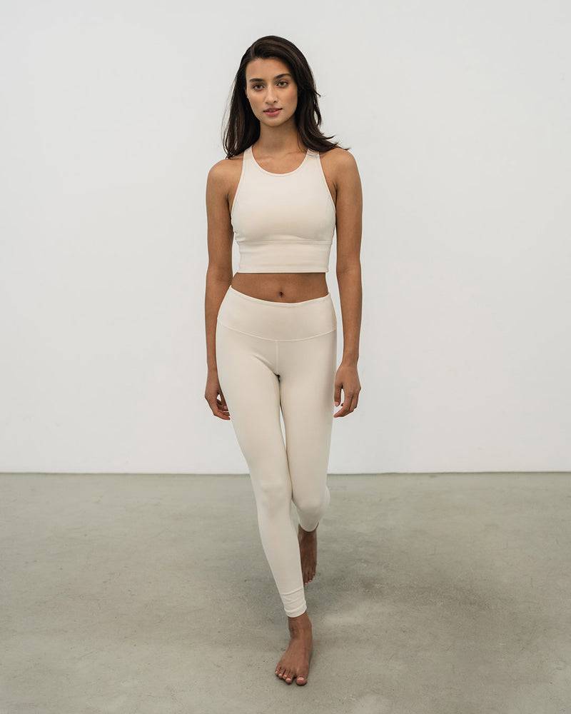Kuuno Essential High Waist Tights Light Beige