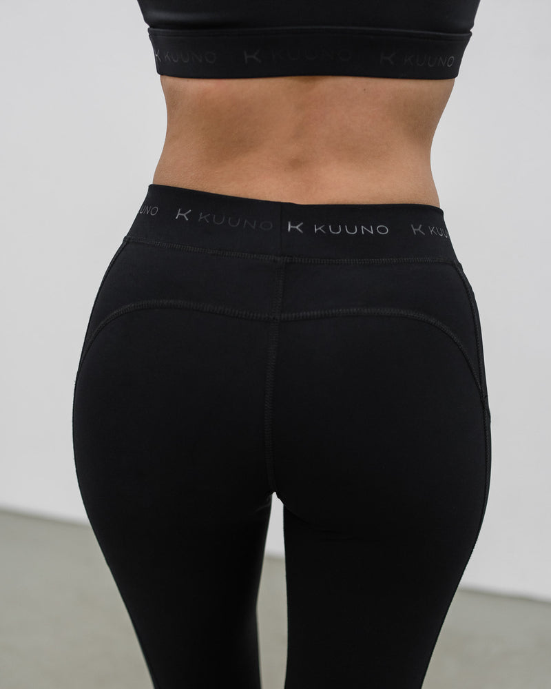 Kuuno Dynamic High Waist Tights Night Black Fabrikverkauf
