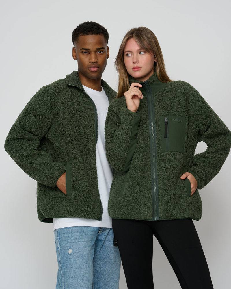 Kuuno Everyday Fleece Jacket Forest Green