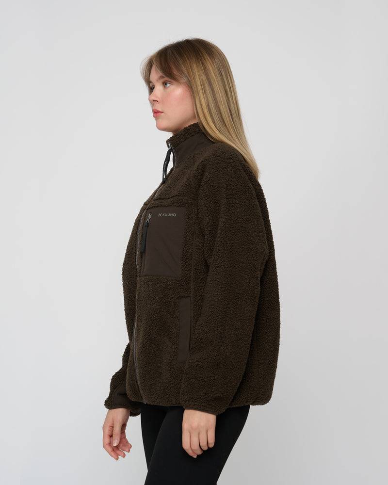 Kuuno Everyday Fleece Jacket Midnight Brown Online