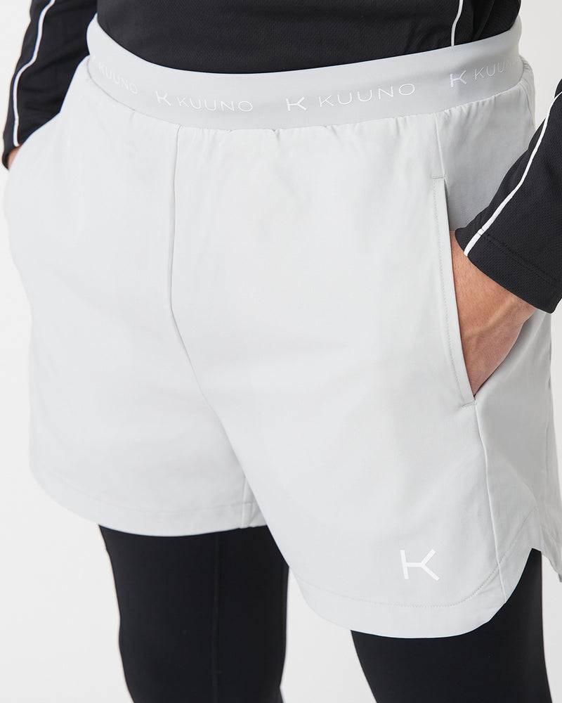Kuuno Dynamic Long Leg Shorts Simple Grey Schlussverkauf