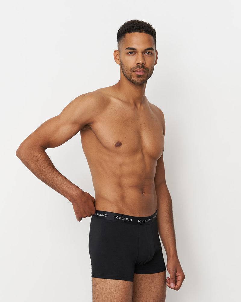 Kuuno 3er-Set Everyday Boxers Short Night Black Fabrikverkauf