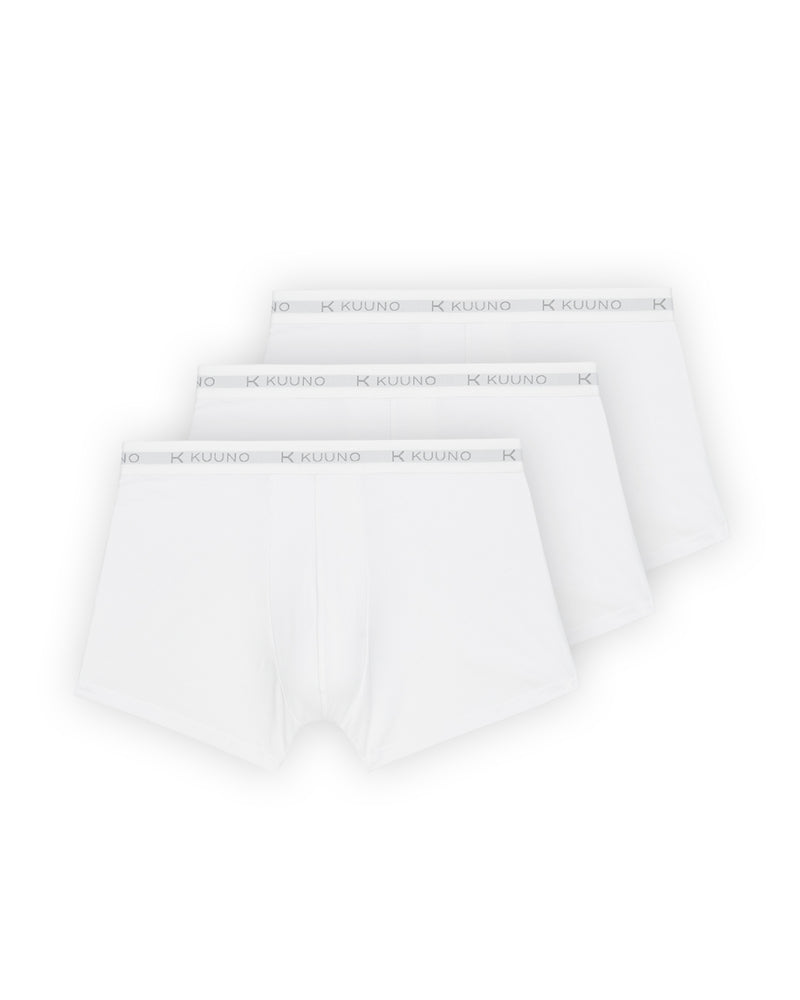 Kuuno 3er-Set Everyday Boxers Short Classic White