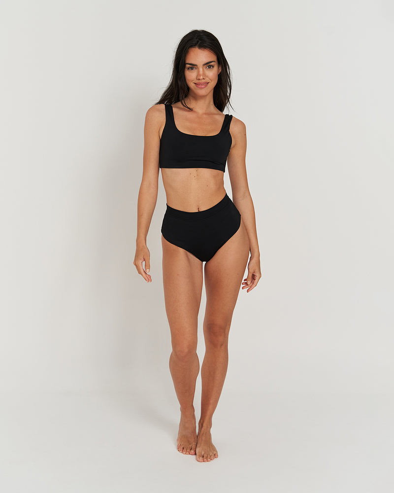 Kuuno Bikini Bottom High Waist Night Black Bis zu 55% Rabatt
