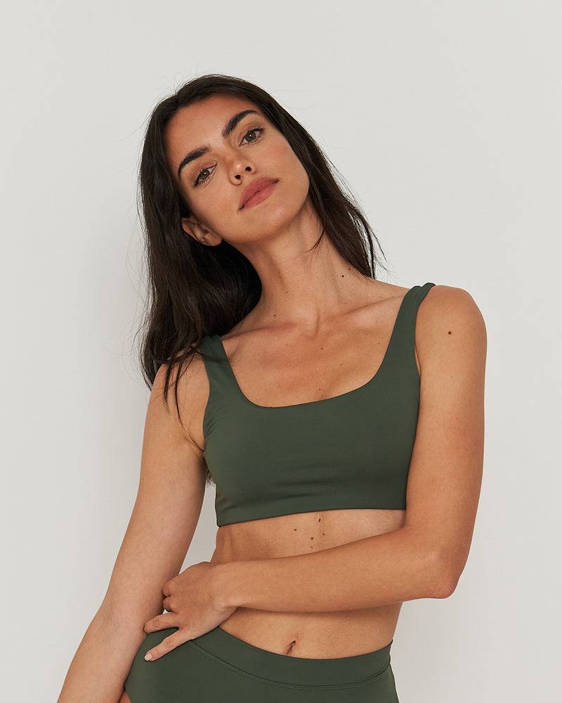 Kuuno Bikini Top Forest Green