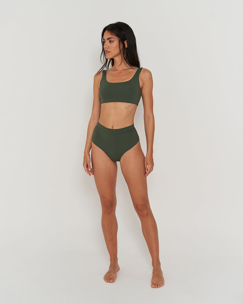 Kuuno Bikini Top Forest Green Riesige Rabatte