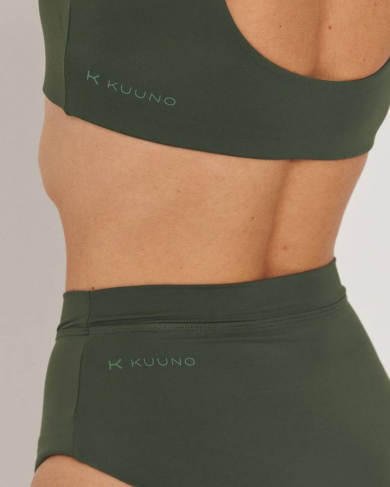 Kuuno Bikini Bottom High Waist Forest Green Angebote