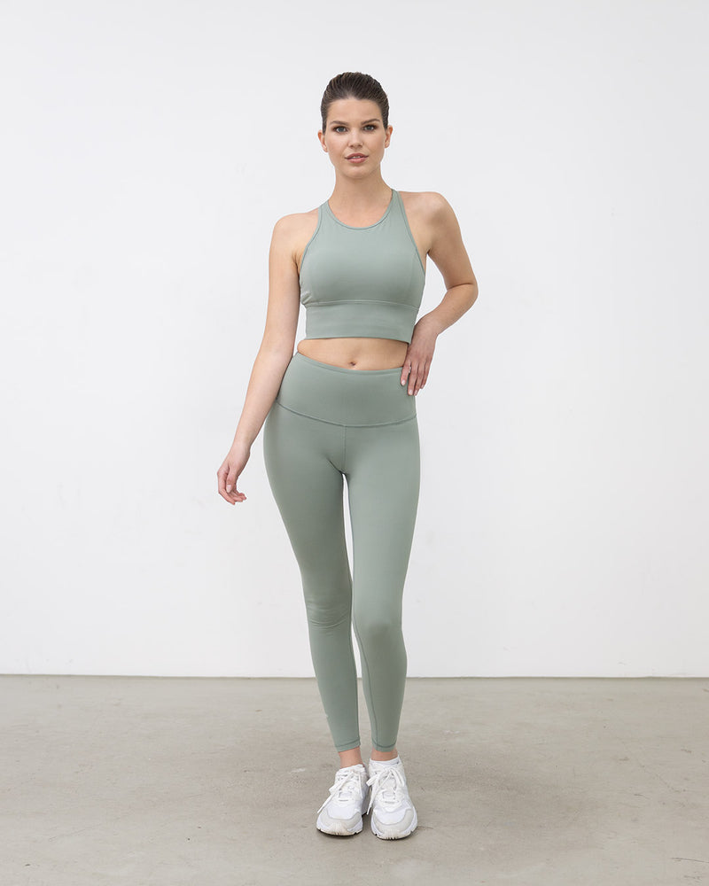 Kuuno Tall Essential High Waist Tights Iced Pistachio