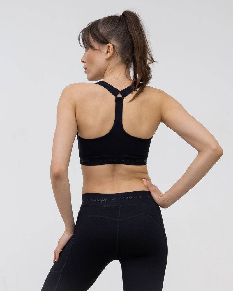 Kuuno Dynamic Sports Bra Night Black Fabrikverkauf