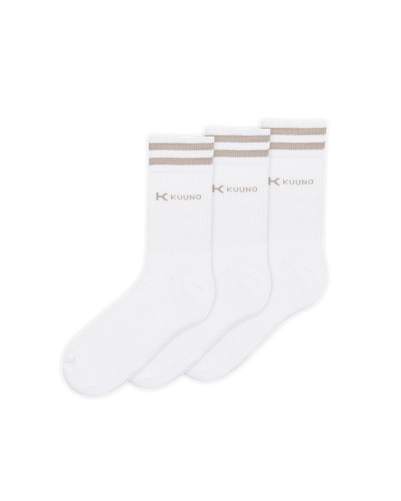 Kuuno 3er-Set Everyday Socks Light Beige