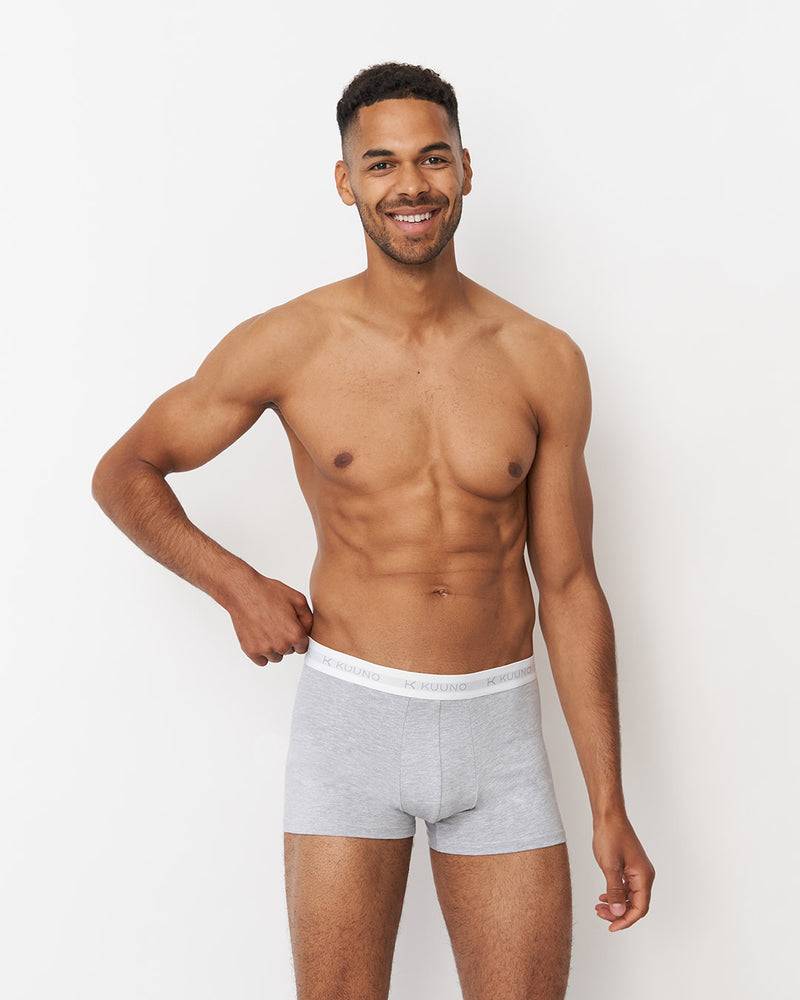 Kuuno 3er-Set Everyday Boxers Short Light Grey Angebote