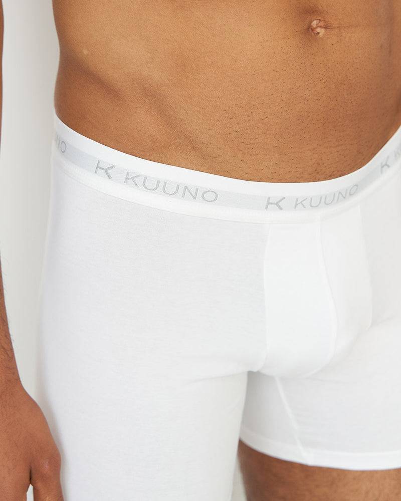 Kuuno Everyday Boxers Long Classic White im Angebot