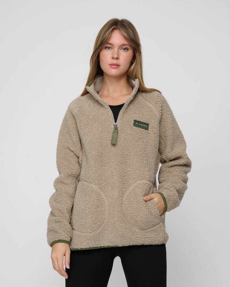 Kuuno Everyday Half Zip Fleece Deep Sand Meist gekauft
