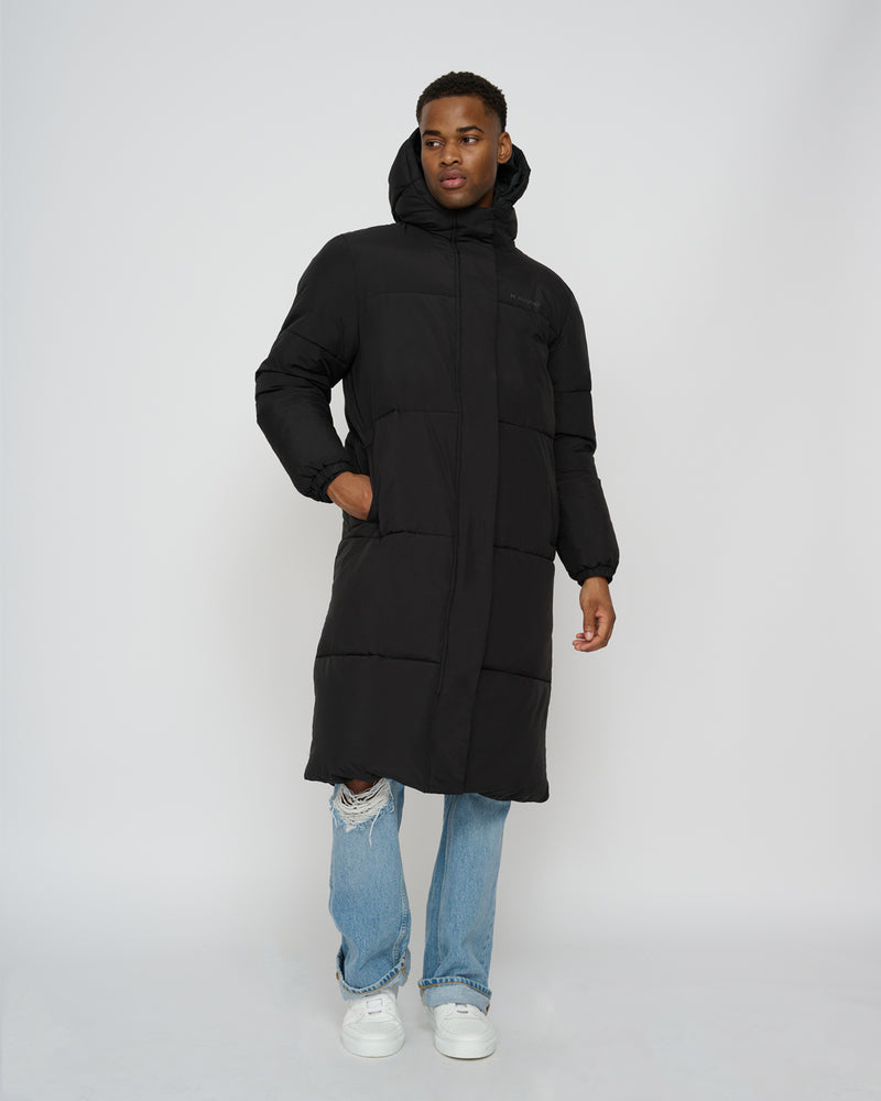 Kuuno Everyday Long Puffer Jacket Night Black Online