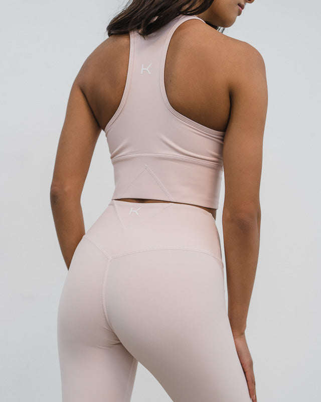 Kuuno Essential High Waist Tights Light Pink Online