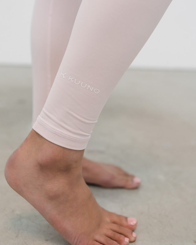 Kuuno Essential High Waist Tights Light Pink Online