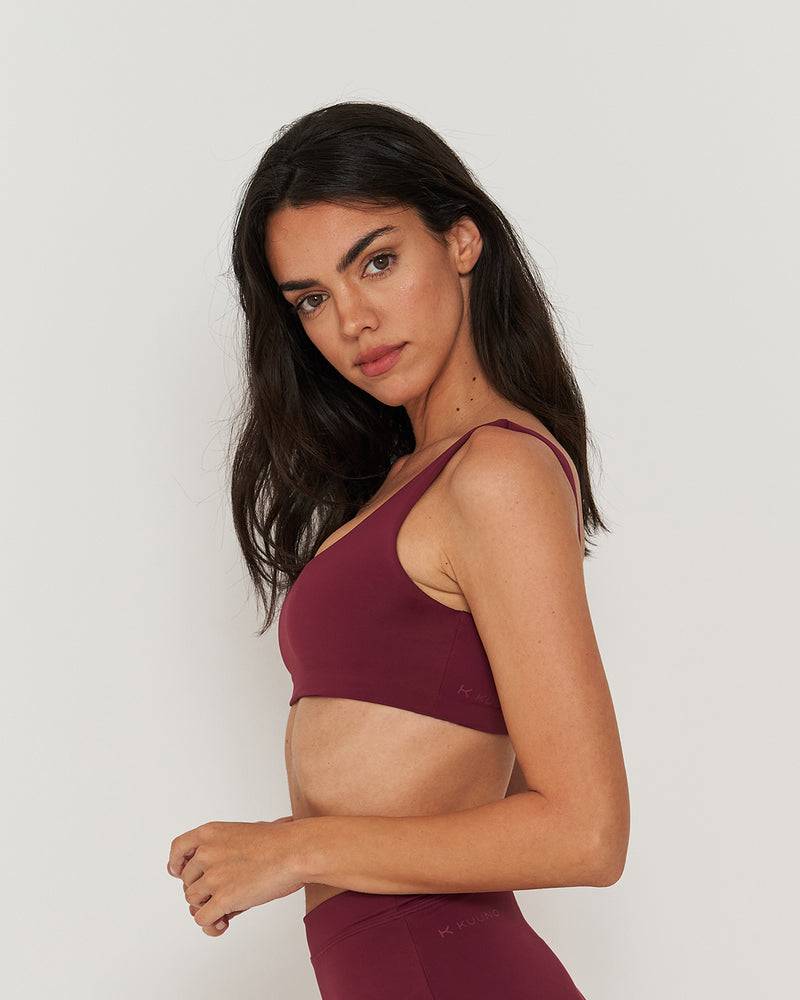 Kuuno Bikini Top Dark Berry Outlet