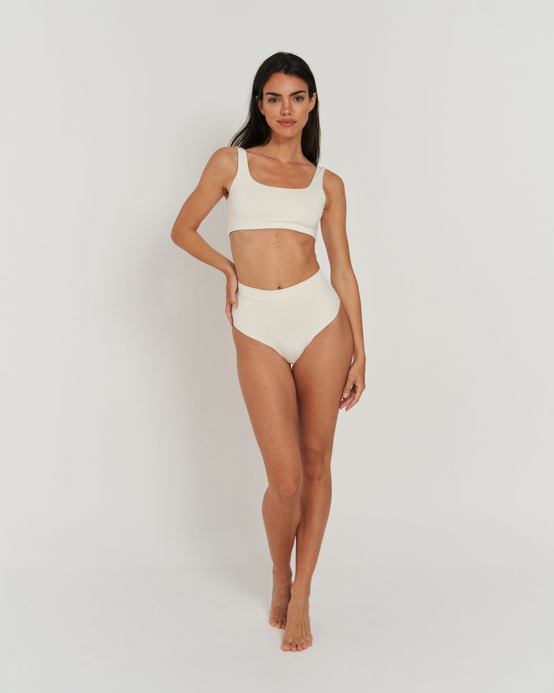 Kuuno Bikini Top Off White Schlussverkauf