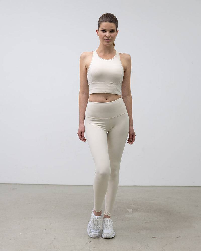 Kuuno Tall Essential High Waist Tights Light Beige