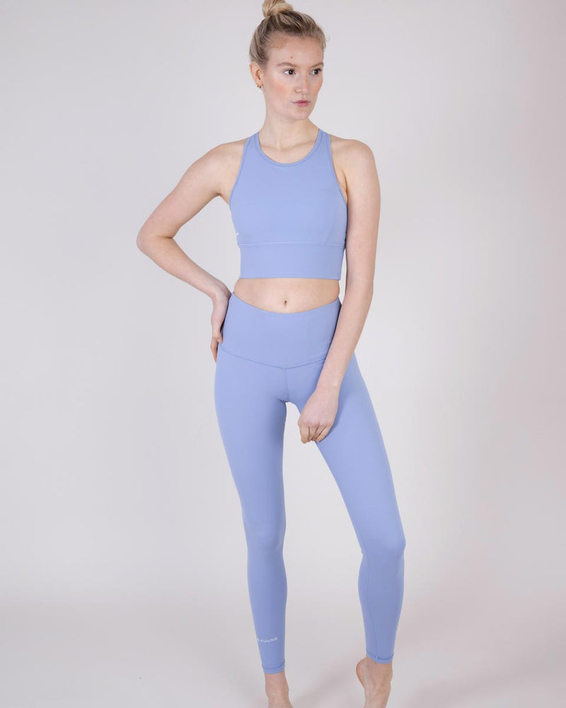 Kuuno Tall Essential High Waist Tights Sky Blue