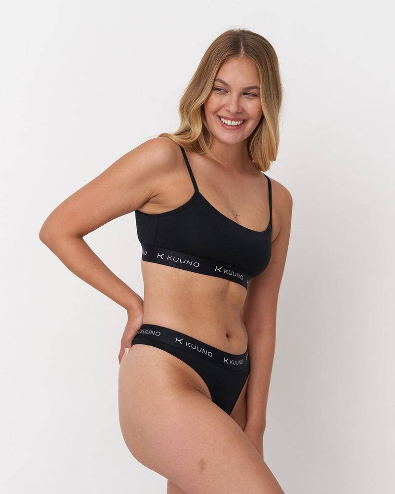 Kuuno Everyday Soft Bra Night Black Vierteljährliche Förderung