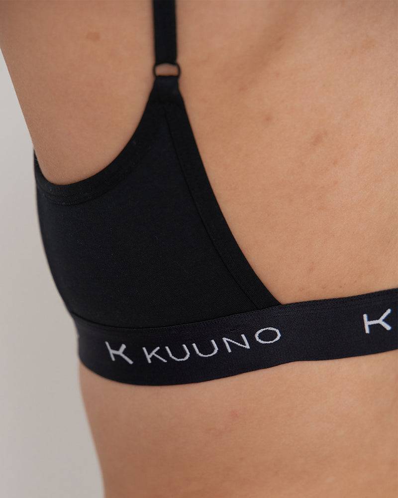 Kuuno Everyday Soft Bra Night Black Vierteljährliche Förderung