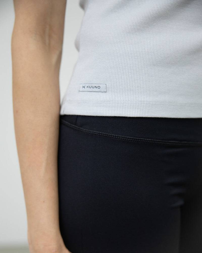 Kuuno Everyday Cotton Tank Top Simple Grey Verkauf
