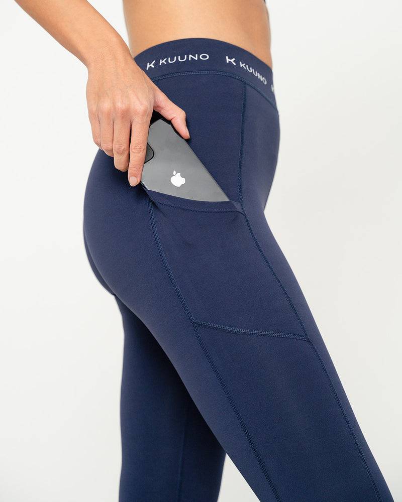 Kuuno Dynamic High Waist Tights Navy Blue im Angebot
