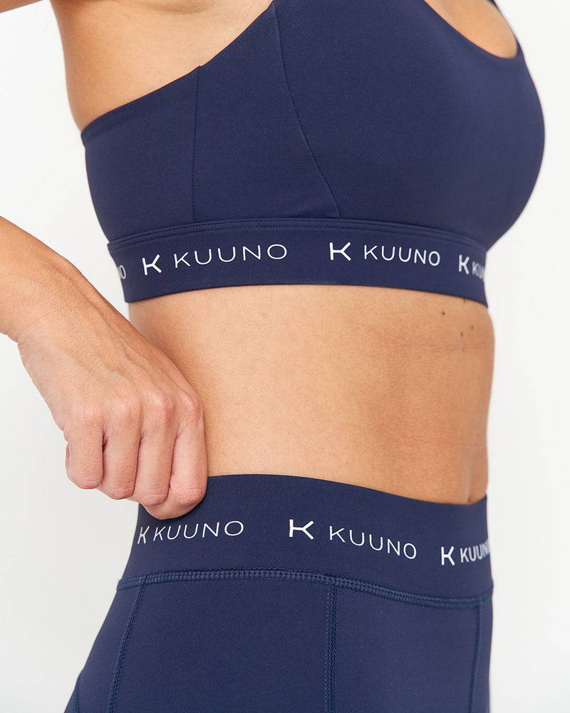 Kuuno Dynamic High Waist Tights Navy Blue im Angebot