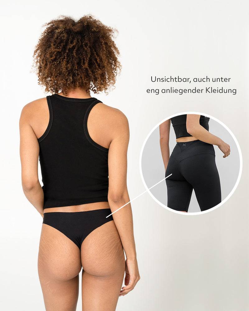 Kuuno 3er-Set Seamless Brazilian Brief Night Black Günstiger Verkauf