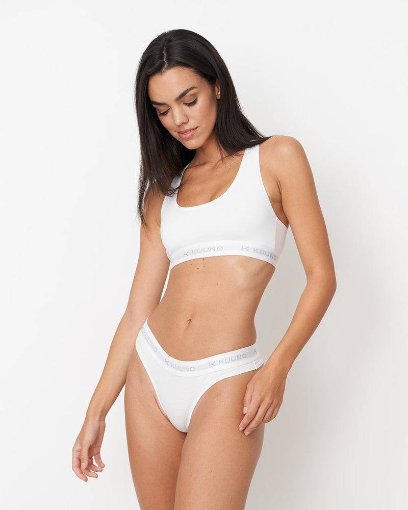 Kuuno Everyday Bra Sporty Classic White Online