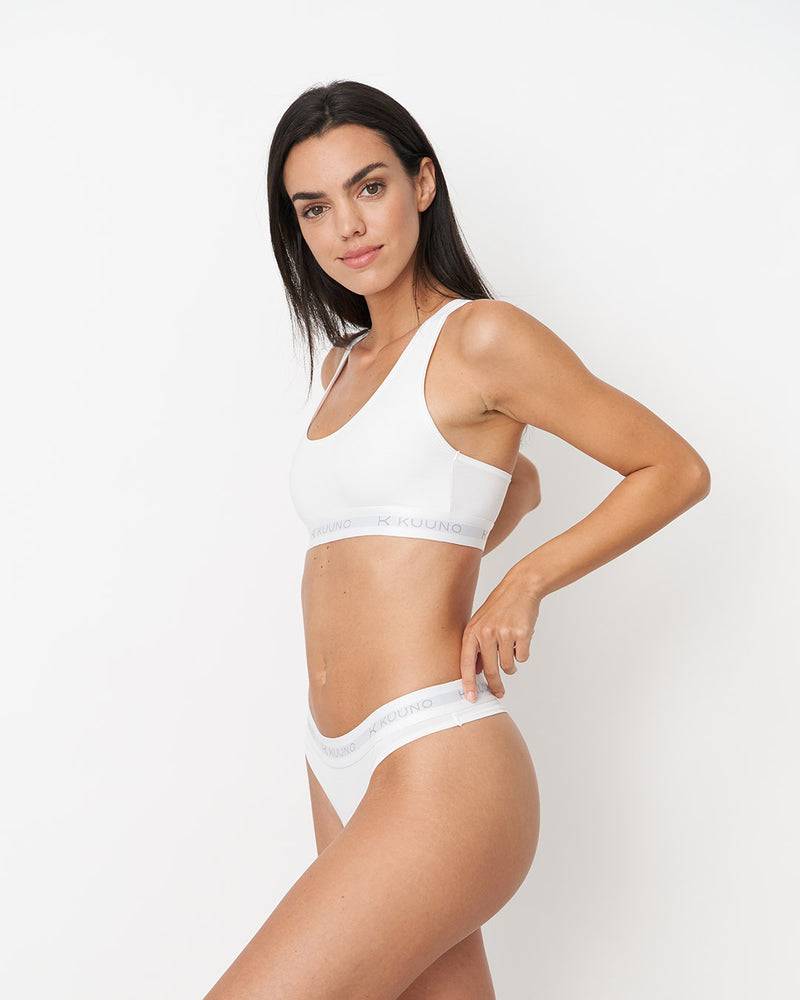 Kuuno Everyday Bra Sporty Classic White Online