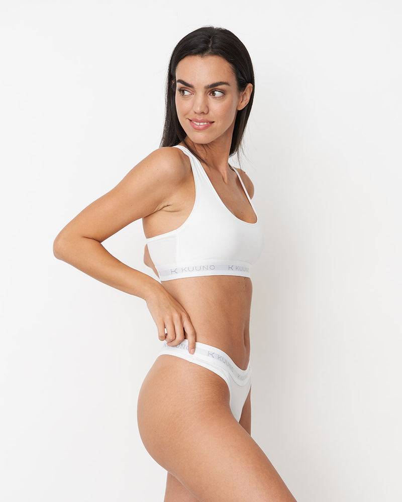 Kuuno Everyday Bra Sporty Classic White Online