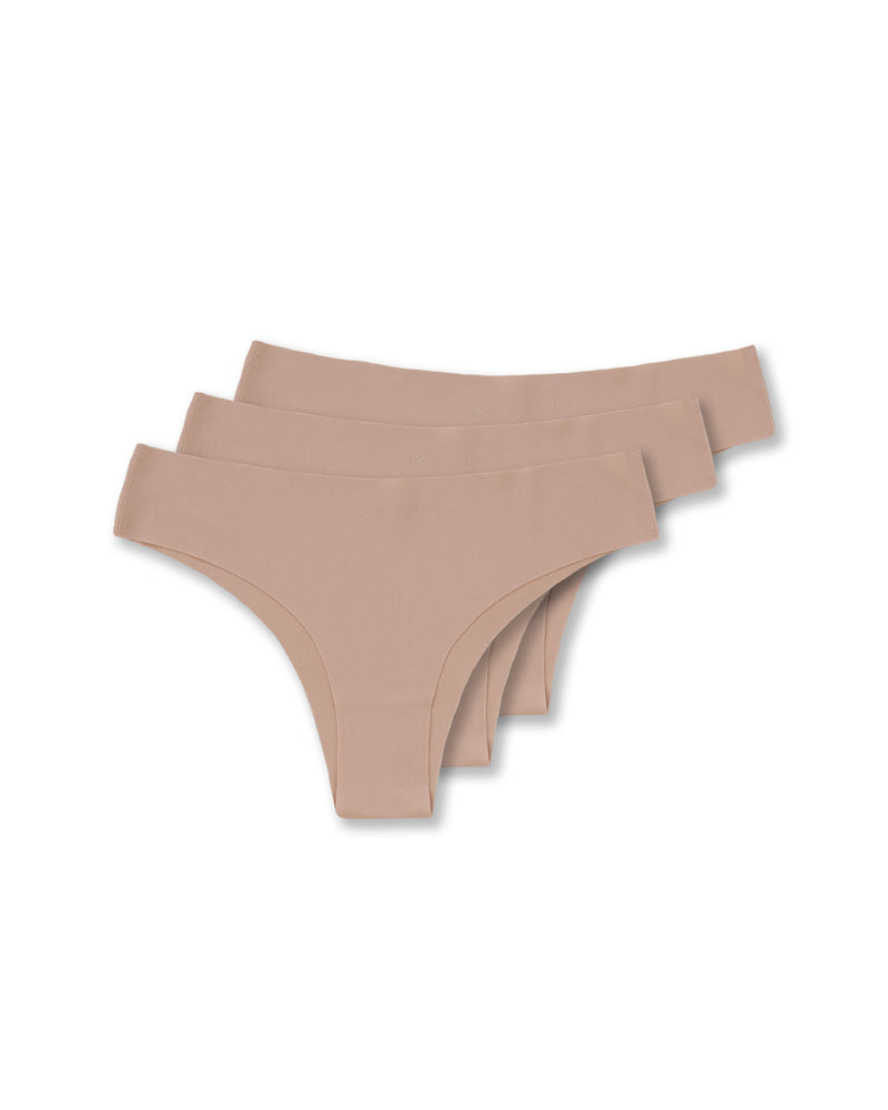 Kuuno 3er-Set Seamless Brazilian Brief Natural Blush Verkauf
