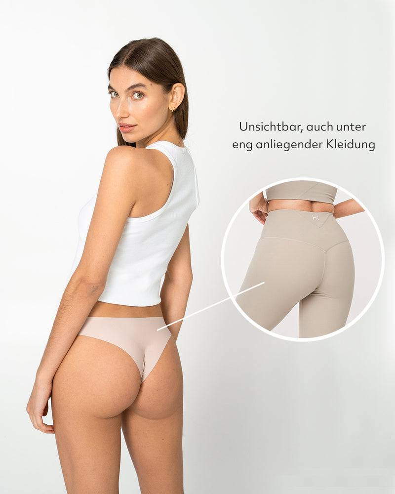 Kuuno 3er-Set Seamless Brazilian Brief Natural Blush Verkauf