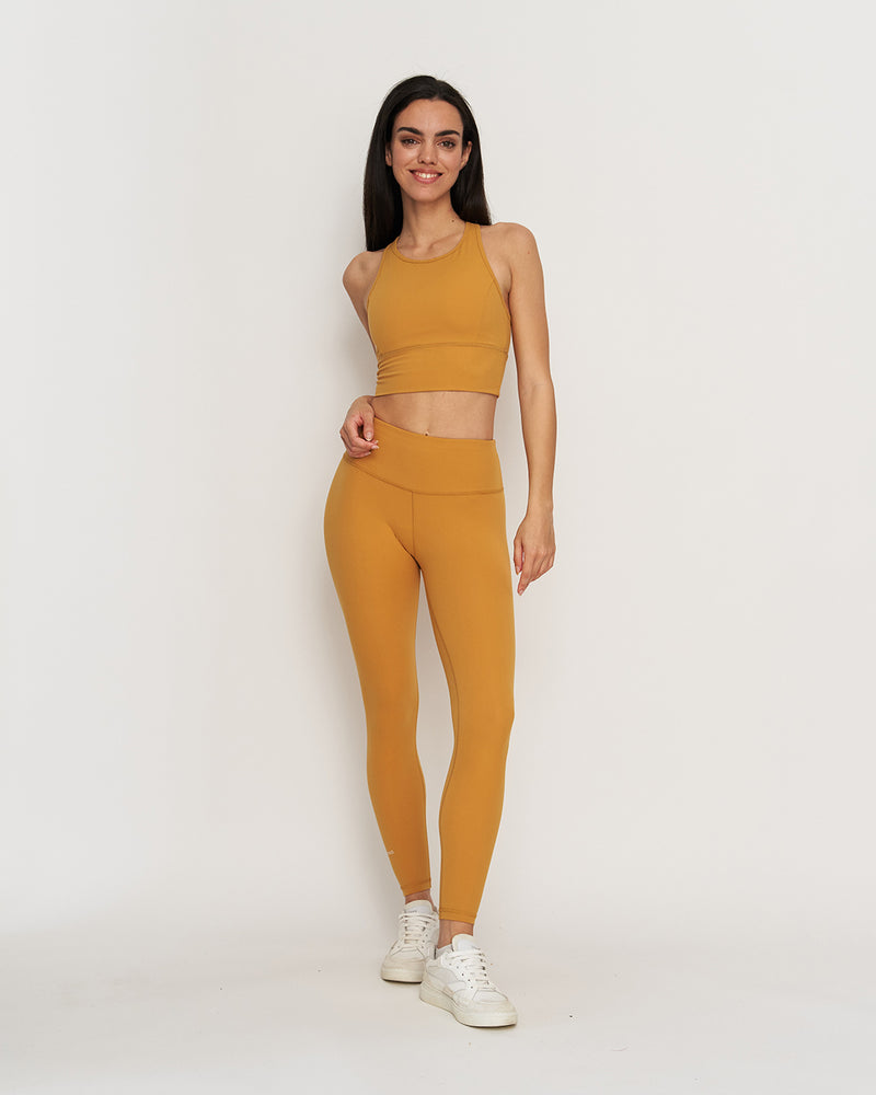 Kuuno Essential High Waist Tights Spicy Pumpkin