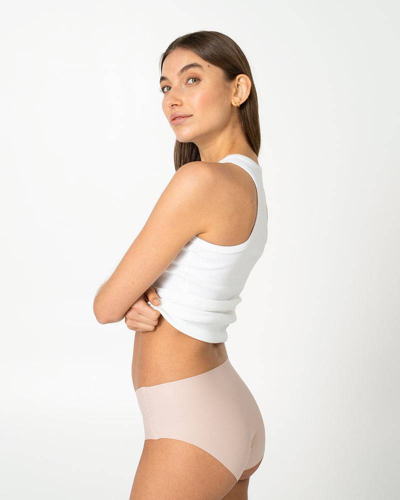 Kuuno 3er-Set Seamless High Waist Classic Brief Natural Blush Günstiger Verkauf