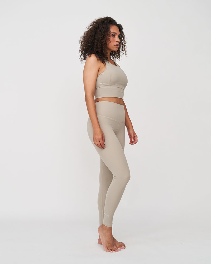 Kuuno Tall Essential High Waist Tights Deep Sand Blitzverkäufe