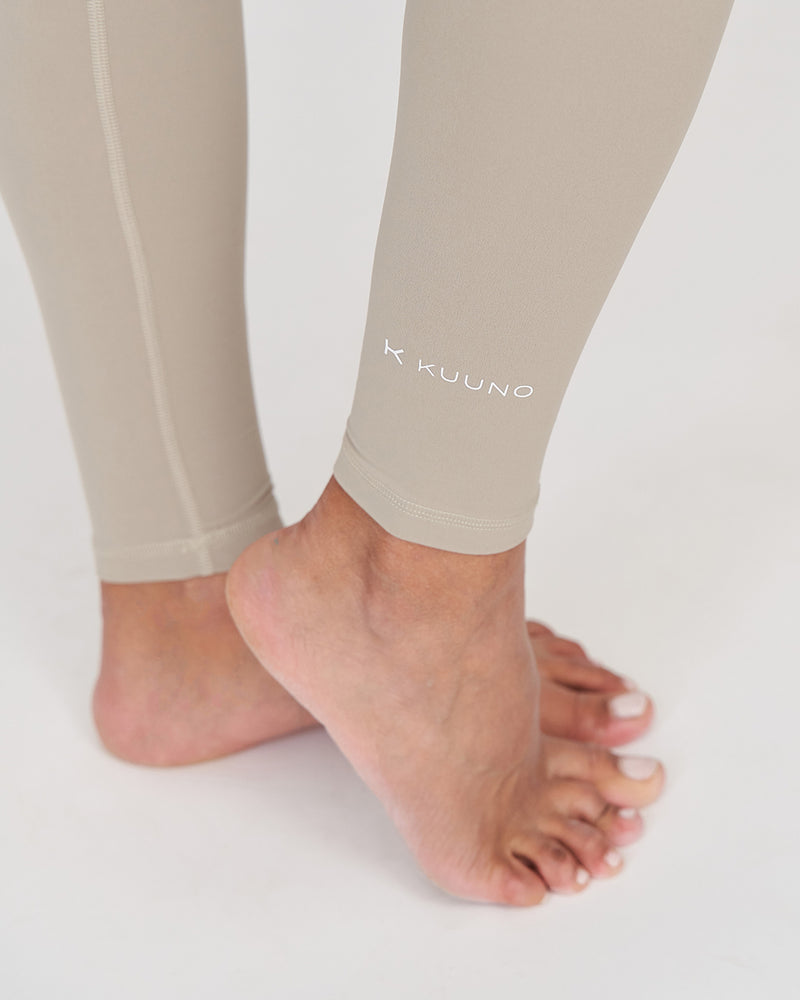 Kuuno Tall Essential High Waist Tights Deep Sand Blitzverkäufe
