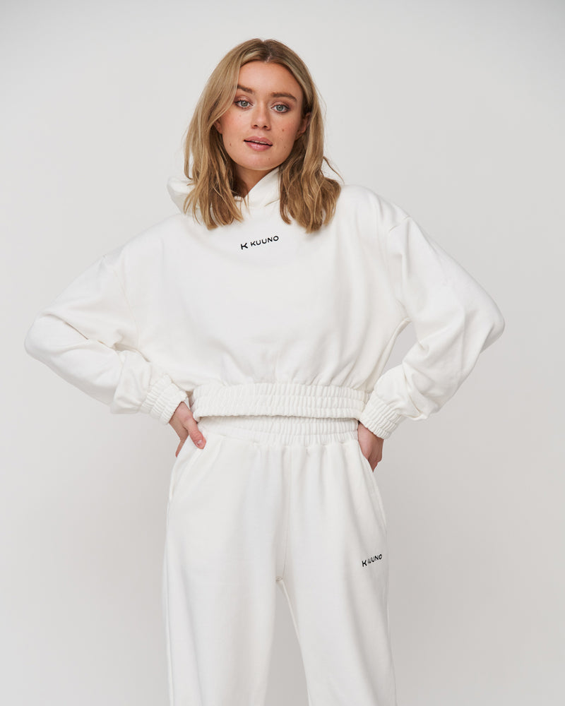 Kuuno Everyday Jogger Hoodie Classic White Outlet