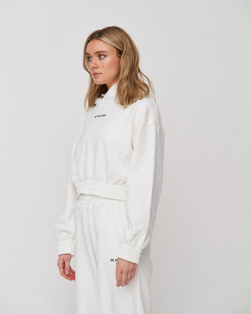 Kuuno Everyday Jogger Hoodie Classic White Outlet