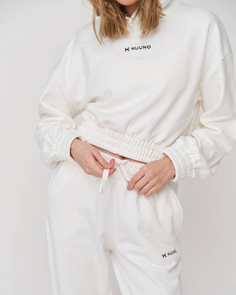 Kuuno Everyday Jogger Hoodie Classic White Outlet