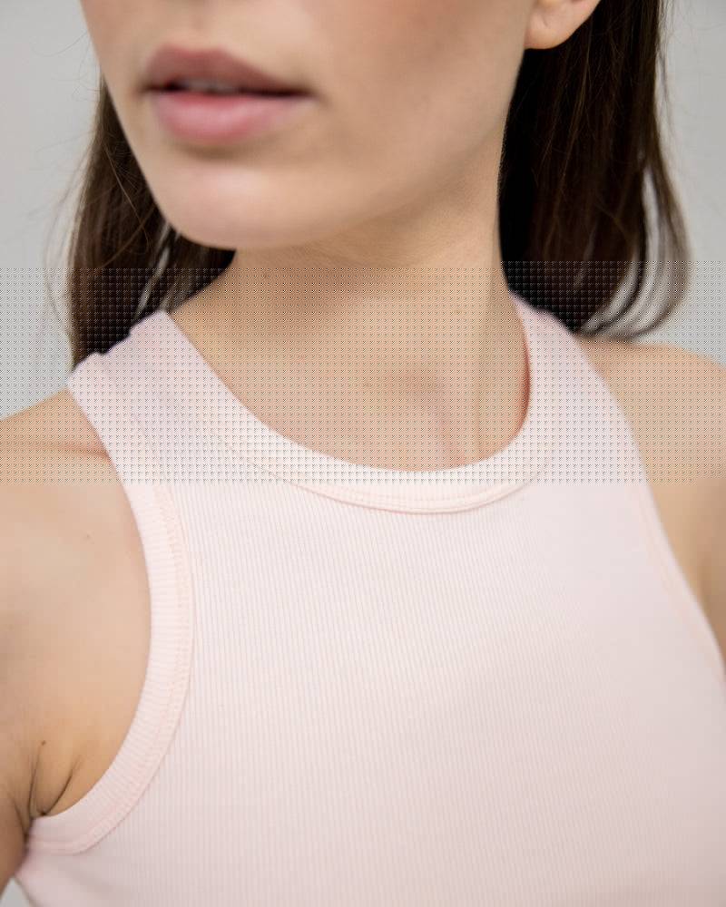 Kuuno Everyday Cotton Tank Top Light Pink Günstiger Verkauf