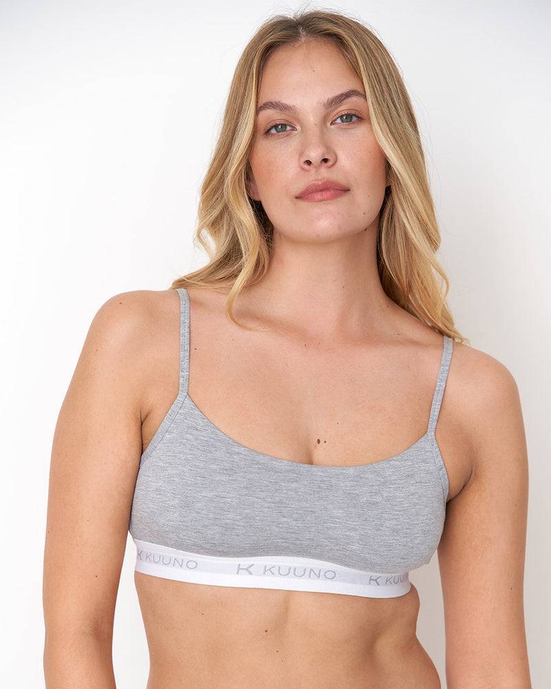 Kuuno Everyday Soft Bra Light Grey