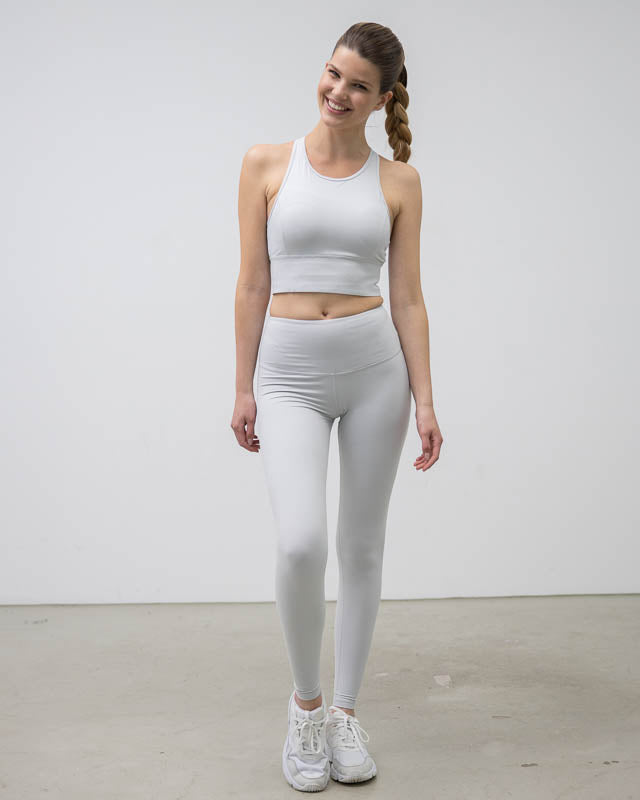 Kuuno Tall Essential High Waist Tights Simple Grey